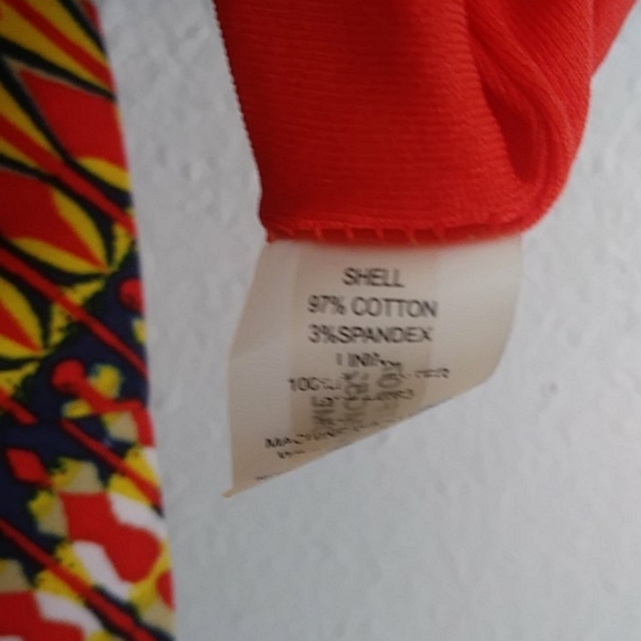 Ellen Tracy Mulicolor print dress with pockets sz 8 - Picture 11 of 16